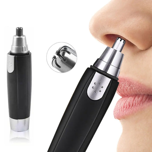 Electric nose and hair trimmer for men and women, perfect for ear, neck, and eyebrow grooming