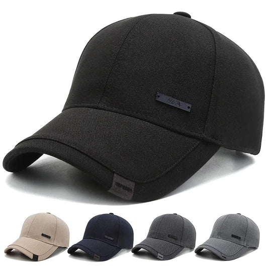 Unisex Hua Label Baseball Caps Hip Hop Cap Spring and Autumn Outdoor Adjustable Casual Hats Sunscreen Hat