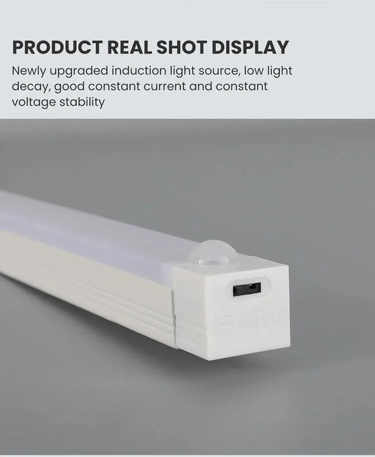 Wireless LED Night Lights Motion Sensor Lights Closet Kitchen Night Lights Bedroom Detector Light Cabinet Staircase Backlit