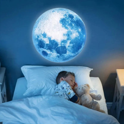 Rechargeable Moon and Star Projector Light - Rotating LED Night Lamp