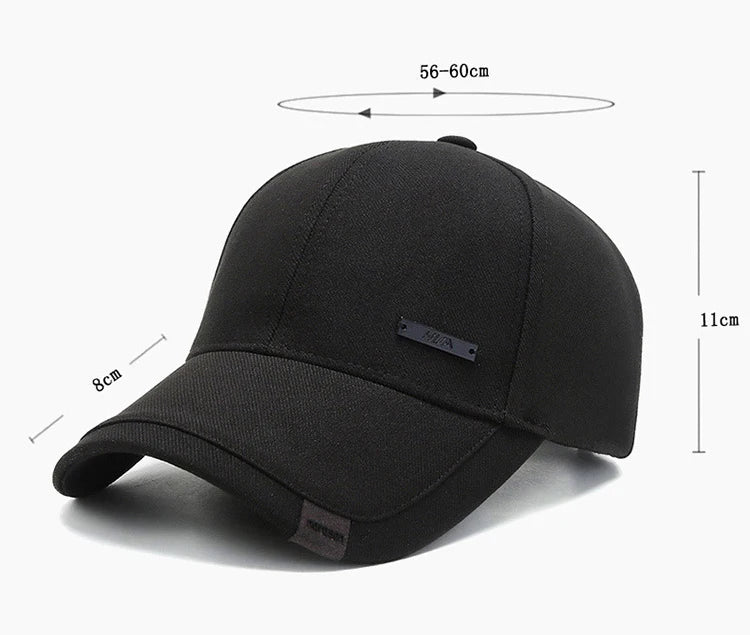 Unisex Hua Label Baseball Caps Hip Hop Cap Spring and Autumn Outdoor Adjustable Casual Hats Sunscreen Hat