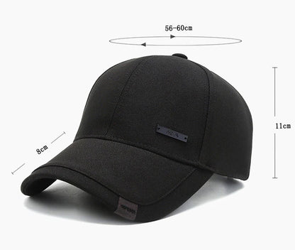 Unisex Hua Label Baseball Caps Hip Hop Cap Spring and Autumn Outdoor Adjustable Casual Hats Sunscreen Hat