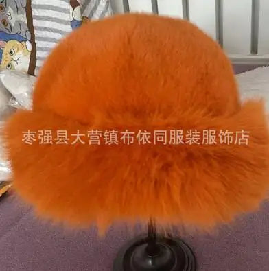 ArcticPlush™ Fluffy Fur Beanie Hat – Thick Warm Mongolian-Style Winter Cap