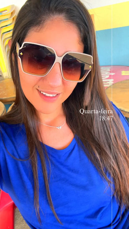 Square Frame UV400 Sunglasses – Luxury All-Match Style DS-8052-1