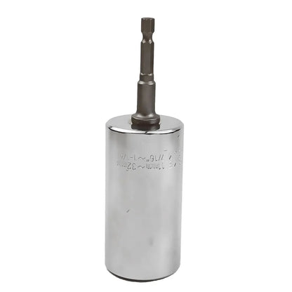 🔧 Universal Ratchet Wrench with Adjustable Socket Head (7–19mm / 11–32mm)