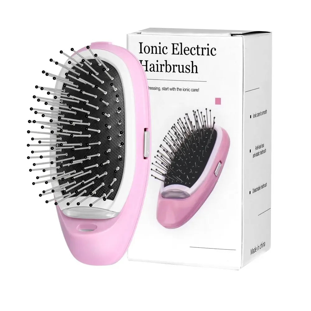 ZenGlow™ Ionic Relaxation Hairbrush — Anti-Static Scalp Massage & Gentle Detangling