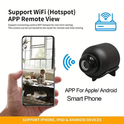 X5 Mini 1080P Wireless Security Camera – Night Vision & Motion Detection Surveillance Cam