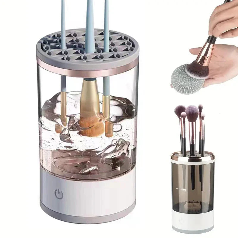 USB Portable Electric Makeup Brush Cleaner — Quick & Easy Brush Cleaning Machine