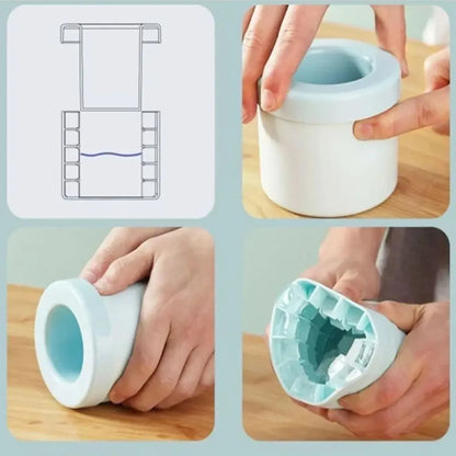 CylinFreeze Mini Silicone Ice Maker – Food Grade Cylindrical Ice Mold for Drinks, Cocktails & Whiskey