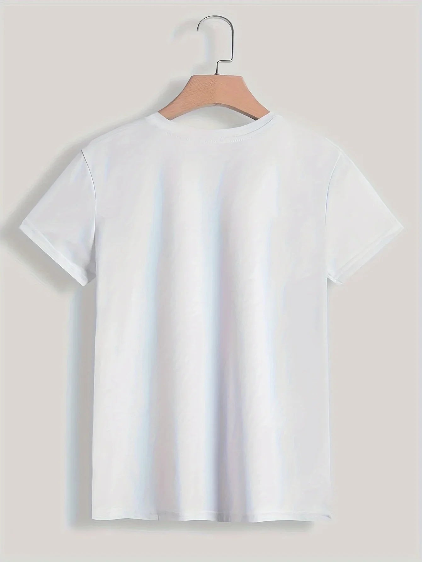 ParisMuse™ 90s Letter Print Tee — Casual Short Sleeve Women’s T-Shirt