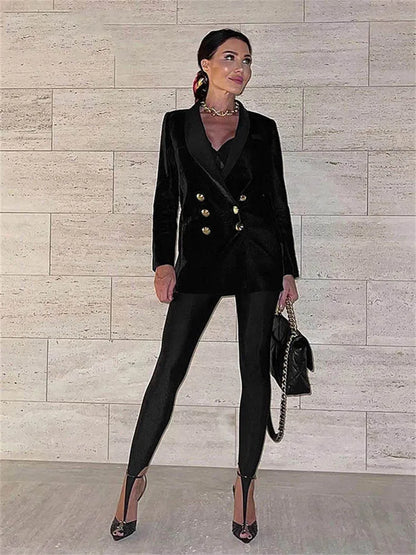 Y2K High-Waist Glitter Skinny Pants