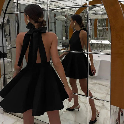 Hailey Tie Back Mini Dress