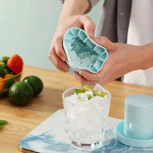 CylinFreeze Mini Silicone Ice Maker – Food Grade Cylindrical Ice Mold for Drinks, Cocktails & Whiskey