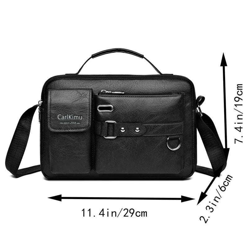 Vittoria ProCarry™ Waterproof Laptop Messenger Bag – Large Capacity Work & Travel Briefcase