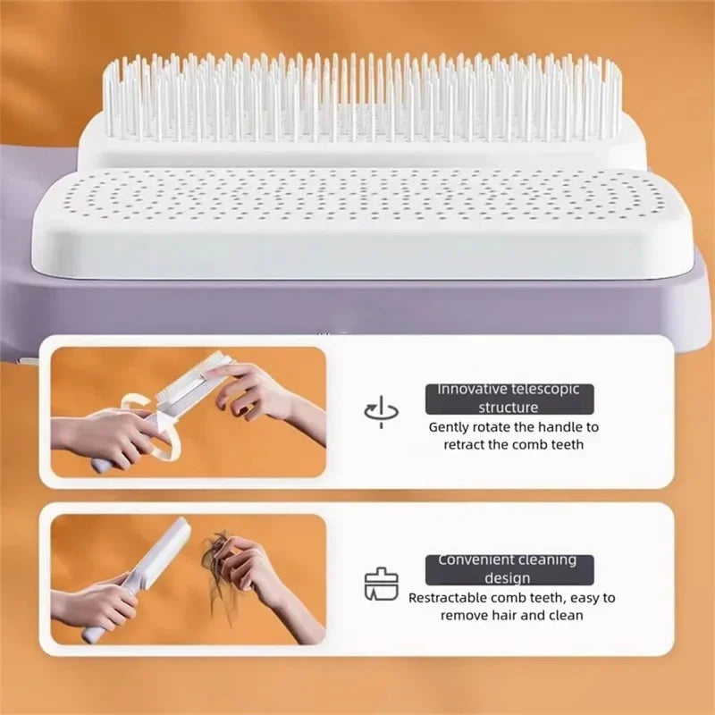 Self Cleaning Hairbrush