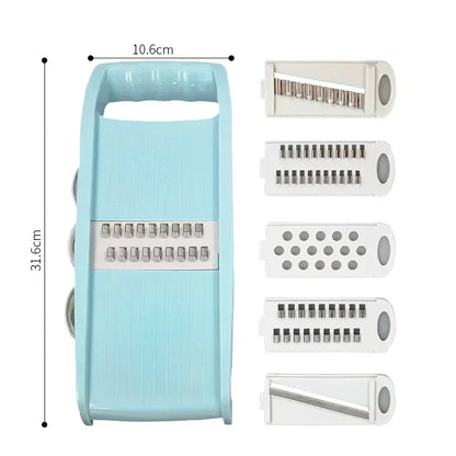 5-in-1 Vegetable Chopper – Multi-Functional Onion Chopper, Mandoline Slicer & Veggie Dicer