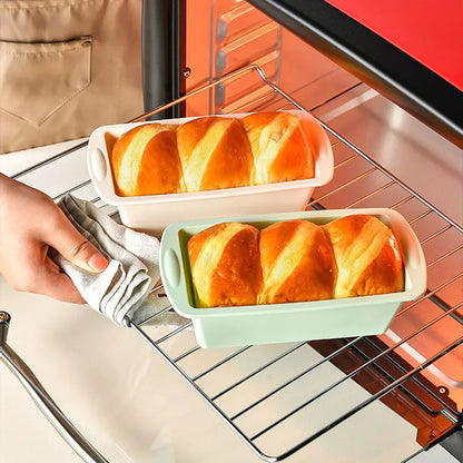 1Pc Household Rectangular Silicone Mold Candy Toast Mould Easter Bread DIY Kitchen Supplies Cake Bakeware Pan Baking Tools