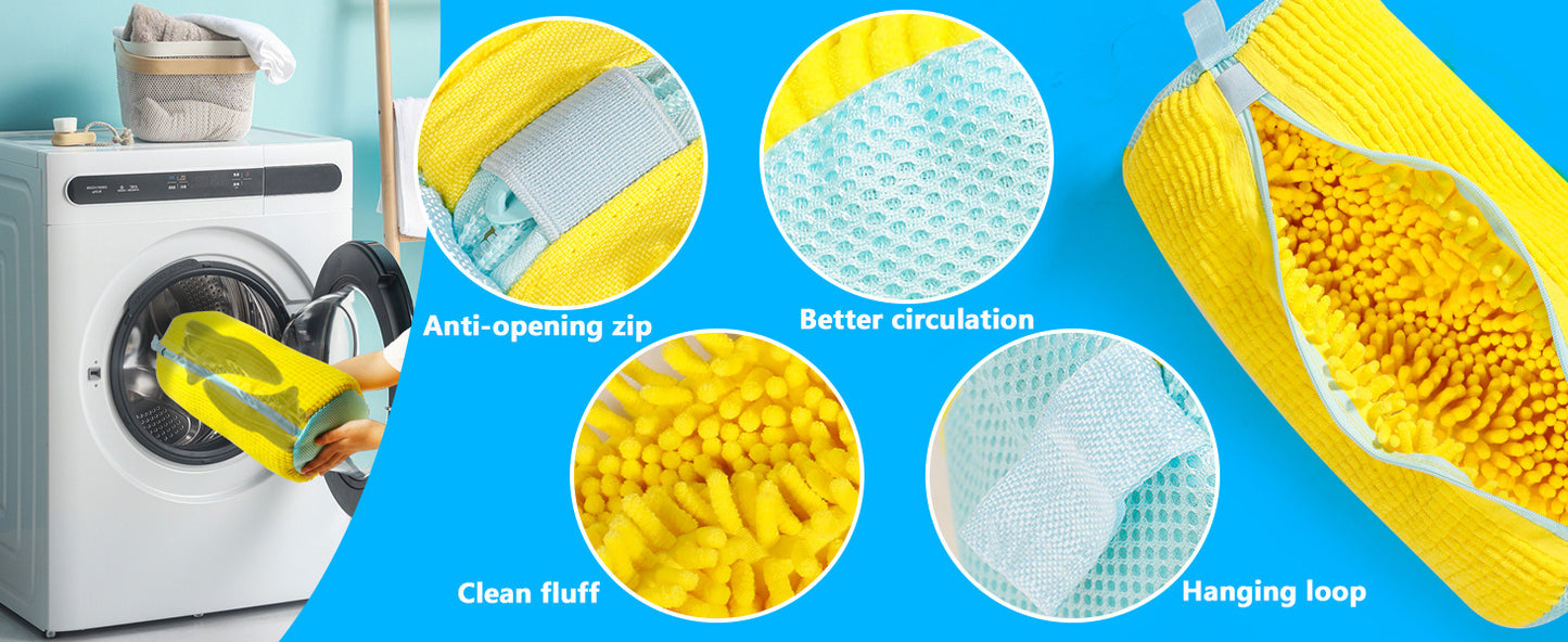 CleanStep™ Shoe Washing Machine Bag – Protective Laundry Bag for Sneakers & Shoes