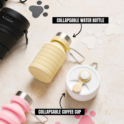 Collapsible Water Bottle Travel Bottle for You & Your Dog