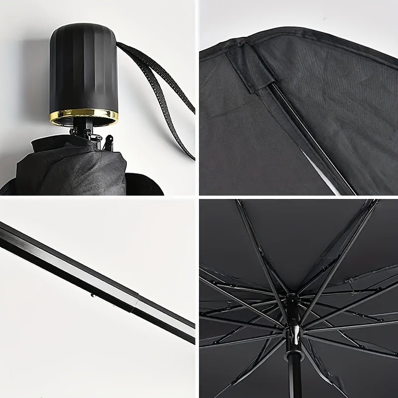 SunGuard™ Car Windshield Sunshade Umbrella – Folding Heat & UV Protection Front Window Cover