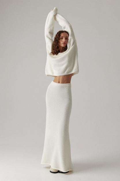 Babi V-Neck Knit Set