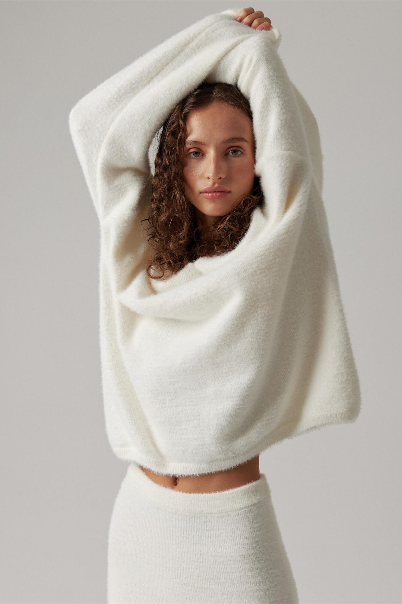 Babi V-Neck Knit Set